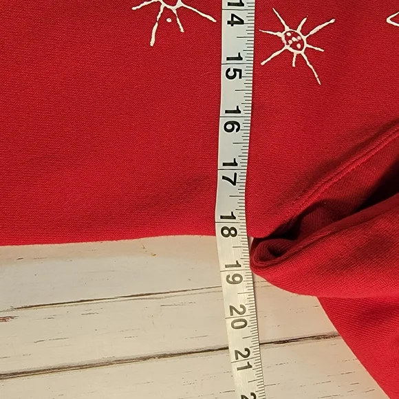 Jerzees Vintage 80's Made in USA Christmas Lights Light Up Ugly Sweatshirt S - Picture 12 of 16